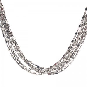 Peter Storm "Tessuto Colori" Sterling Silver "Stella" Necklace