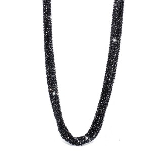 Peter Storm "Tessuto Colori" Sterling Silver "Onyx" Necklace