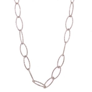Peter Storm "Tessuto Colori" 18"  Sterling Silver Necklace