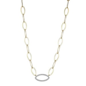Charles Garnier 18kt Yellow Gold Over Sterling Silver And CZ