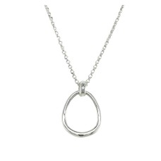 Peter Storm "Tessuto Colori" Sterling Silver Polished Link Necklace