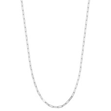 Charles Garnier Sterling Silver "paperclip" Link Necklace