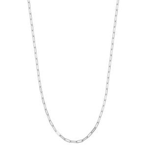 Charles Garnier Sterling Silver "paperclip" Link Necklace