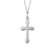 Sterling Silver Cross Pendant Necklace