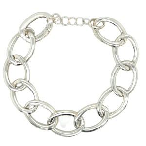 Peter Storm "Tessulto Colori" Sterling Silver Open Link Bracelet