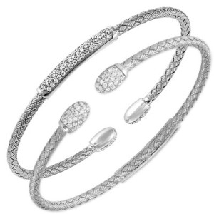 Charles Garnier Sterling Silver "Sandy" Bracelet