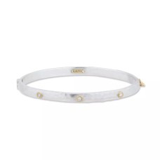 Lika Behar Sterling Silver And Diamond "Stockholm" Bangle Bracelet