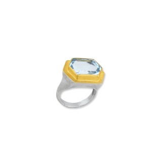 Lika Behar 24kt Yellow Gold And Sterling Silver 'Hera" Ring