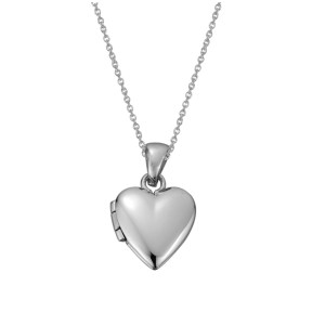 Sterling Silver Baby/chiild's Polished Heart Locket