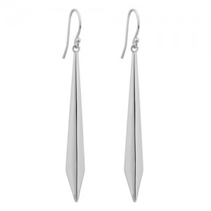 Sterling Silver "obelisk" Dangle Earrings