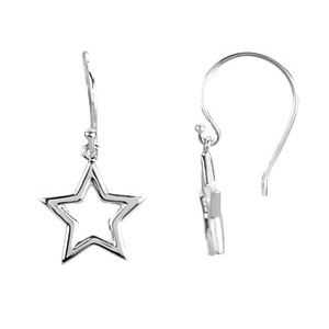 Sterling Silver "Tiny Star" Dangle Earrings
