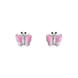 Sterling Silver Child's Butterfly Earrings