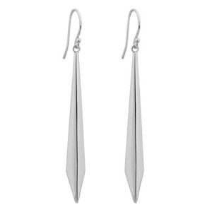 Sterling Silver "obelisk" Dangle Earrings