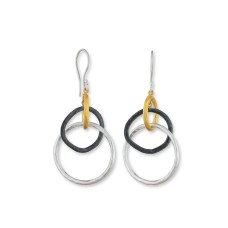 Lika Behar 24kt Yellow Gold And Sterling Silver "Kelly" Earrings