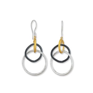 Lika Behar 24kt Yellow Gold And Sterling Silver "Kelly" Earrings