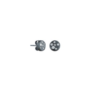 Lika Behar Oxidized Sterling Silver "Dora" Earrings
