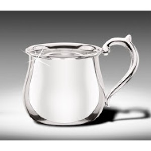 The Prince Co. Sterling Silver Bulged Baby Cup