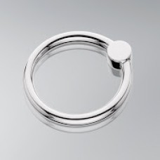 The Prince Co. Sterling Silver Circular Baby Rattle And Teething Ring