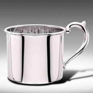 The Prince Co. Sterling Silver Straight Shaped Baby Cup