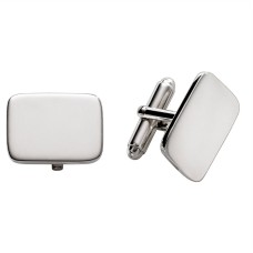 Sterling Silver 14mm X 19mm Rectangular Cufflinks