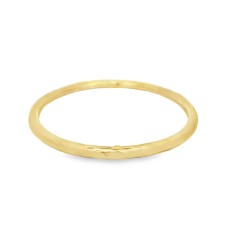 Estate Roberto Coin Martellato 18kt Yellow Gold Slip-on 