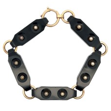 Estate Victorian 14kt Yellow Gold Onyx And Seed Pearl Mourning Bracelet