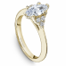 Noam Carver 14kt Yellow Gold Marquise Diamond Engagement Ring Mounting