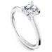 Noam Carver 14kt White Gold Solitaire Engagement Ring Mounting